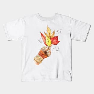 Fall Leaves Kids T-Shirt